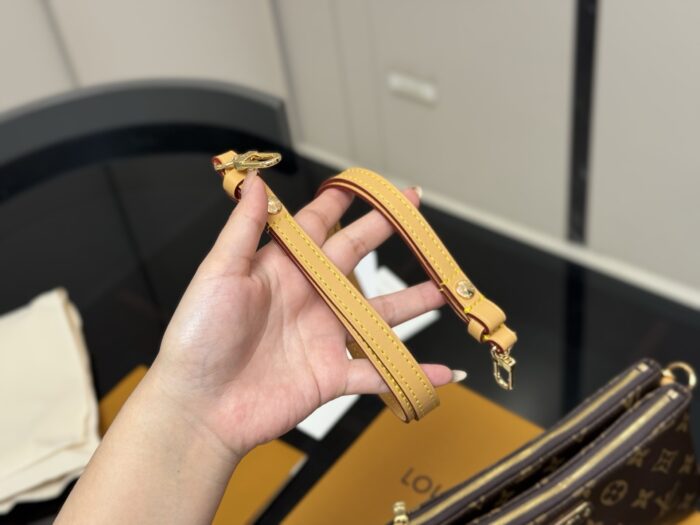 Louis Vuitton Mahjong Bag Dual-Strap Design Can Be Worn Crossbody, Over The Shoulder Or Carried By Hand Adorable And Practical! - Image 3