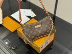 Louis Vuitton Mahjong Bag Dual-Strap Design Can Be Worn Crossbody, Over The Shoulder Or Carried By Hand Adorable And Practical! - Image 5