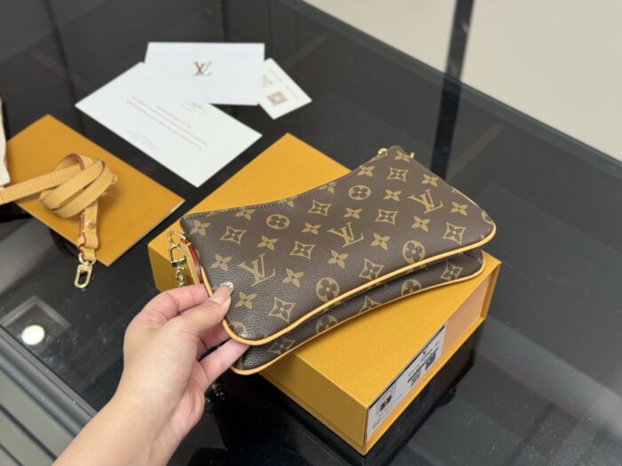 Louis Vuitton Mahjong Bag Dual-Strap Design Can Be Worn Crossbody, Over The Shoulder Or Carried By Hand Adorable And Practical! - Image 7