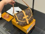 Louis Vuitton Saumur Bb Twin Star Messenger Bag With Long Shoulder Strap And Foldable Box - Image 2