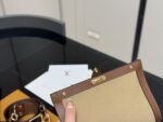 Louis Vuitton Monogram Papillon Trunk Cylindrical Flap Lock Clasp Bag With Wide Shoulder Strap And Chain, Large Capacity - Image 3