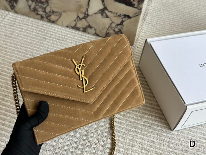 Yves Saint Laurent Woc Envelope Bag Satin Leather Crossbody/Underarm Bag - Image 1