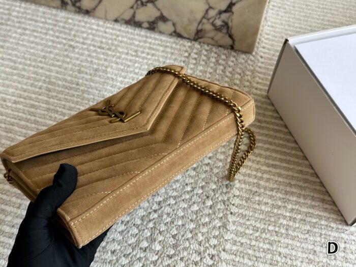 Yves Saint Laurent Woc Envelope Bag Satin Leather Crossbody/Underarm Bag - Image 5