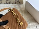 Yves Saint Laurent Messenger Bag  Original Rugged Gold-Plated Chain Monogram Logo Spacious Chain Bag - Image 2