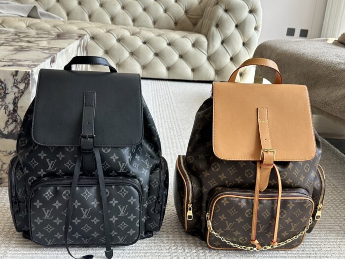 Louis Vuitton Apollo Men'S Backpack - Dark Monogram - New Version - Durable - Commuting & Travel - Image 1