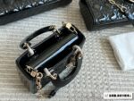 Dior D-Joy Patent Leather Diamond Quilted Handbag - Multiple Carry Options - New Arrival - Image 5