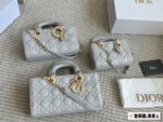 Dior D-Joy Patent Leather Diamond Quilted Handbag - Multiple Carry Options - New Arrival - Image 13