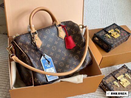 Louis Vuitton Speedy30 2024 New Replica Pillow Bag Original Hardware New Shoulder Strap