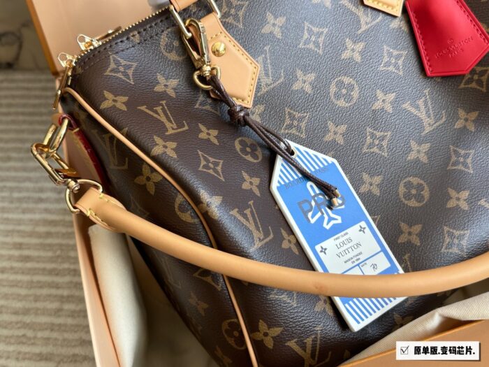 Louis Vuitton Speedy30 2024 New Replica Pillow Bag Original Hardware New Shoulder Strap - Image 3