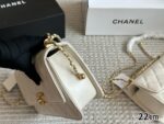 Chanel 2022 New Double Mini Gold Ball Woc Adjustable Vintage Bag - Image 4
