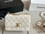 Chanel 2022 New Double Mini Gold Ball Woc Adjustable Vintage Bag - Image 7