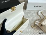 Chanel 2022 New Double Mini Gold Ball Woc Adjustable Vintage Bag - Image 9