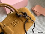 Miu Miu Bowling Bag/Briefcase Handheld Or Crossbody Ample Capacity Sweet Little Handbag - Image 5