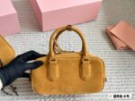 Miu Miu Bowling Bag/Briefcase Handheld Or Crossbody Ample Capacity Sweet Little Handbag - Image 6