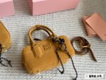 Miu Miu Bowling Bag/Briefcase Handheld Or Crossbody Ample Capacity Sweet Little Handbag - Image 7