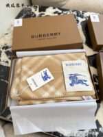 Burberry Soft Pink Wool Scarf (Narrow Version Approx. Two-Thirds The Width Of Standard Style) - Image 3