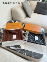 Louis Vuitton Wool And Silk Blend Scarf - Versatile And Elegant