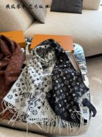 Louis Vuitton Wool And Silk Blend Scarf - Versatile And Elegant - Image 3