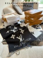 Louis Vuitton Scarf Collection 100% Cashmere Versatile Warmth - Image 2