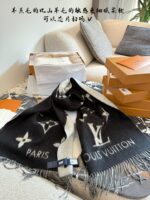 Louis Vuitton Scarf Collection 100% Cashmere Versatile Warmth - Image 3