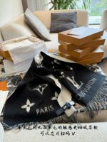 Louis Vuitton Scarf Collection 100% Cashmere Versatile Warmth - Image 4