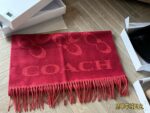 Coach New Cashmere Scarf 100% Cashmere Warm And Comfortable - Image 14