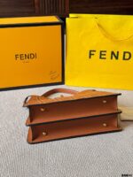 Fendi Peekaboo Seeu 2025 Summer New Arrival Woven Handbag And Crossbody Bag - Image 8