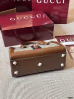 Gucci Jackie1961 Interwoven Monogram Detachable Shoulder Strap Tote Bag - Image 6