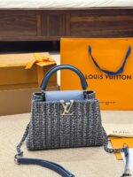Louis Vuitton Capucines Embroidered Original Canvas Detachable Strap Handbag - Image 2
