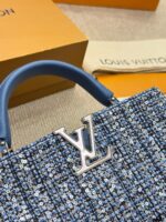 Louis Vuitton Capucines Embroidered Original Canvas Detachable Strap Handbag - Image 8