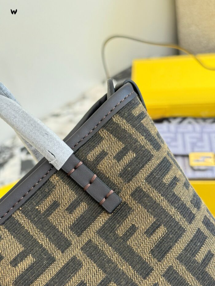 Fendi Mini Roll Monogram Bag - Dumpling Shape - Excellent Texture - Adjustable Shoulder Strap - Image 6