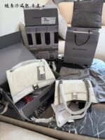 Balenciaga Hourglass Bag Soft Leather Chain Bag Multiple Compartments Durable Underarm Or Crossbody Carry - Image 8