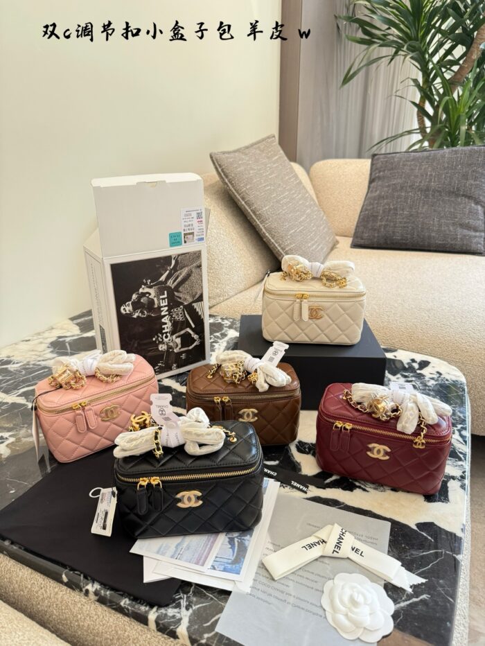 Chanel Double C Adjustable Buckle Mini Box Bag - Image 10
