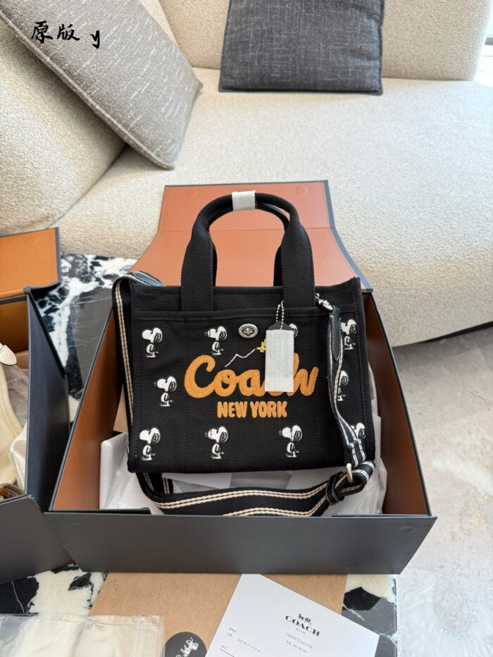 Coach Brand New Denim Cargo Tote - Image 2