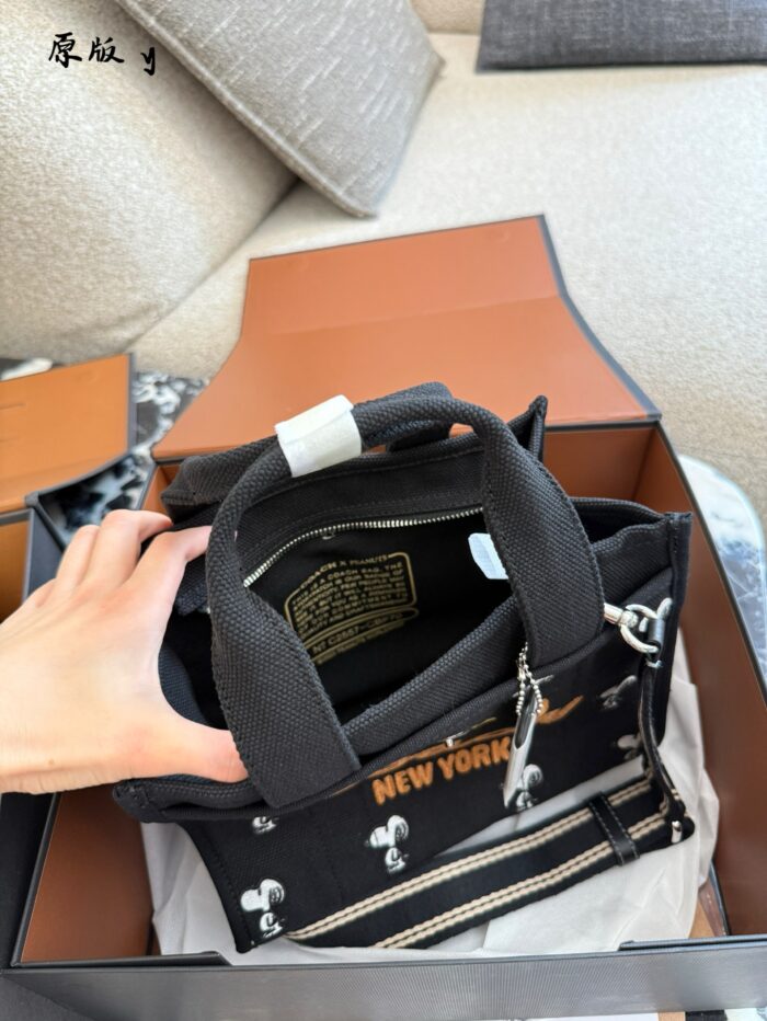Coach Brand New Denim Cargo Tote - Image 5