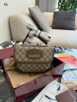 Gucci Tiger Head Reversible Crossbody Bag With Wide Shoulder Strap - Unisex - Durable - Image 2