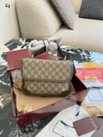Gucci Tiger Head Reversible Crossbody Bag With Wide Shoulder Strap - Unisex - Durable - Image 4