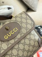 Gucci Tiger Head Reversible Crossbody Bag With Wide Shoulder Strap - Unisex - Durable - Image 6