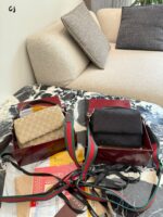 Gucci Neo Original Men'S Bags Spring/Summer 2025 Smooth Canvas Magnetic Flap Closure Generous Capacity