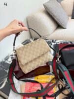 Gucci Neo Original Men'S Bags Spring/Summer 2025 Smooth Canvas Magnetic Flap Closure Generous Capacity - Image 5