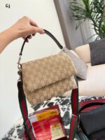 Gucci Neo Original Men'S Bags Spring/Summer 2025 Smooth Canvas Magnetic Flap Closure Generous Capacity - Image 6