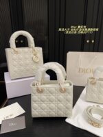 Dior Satin-Lined Lady Dior Bag Simple And Elegant, Perfect For Chic Commuting - Image 2