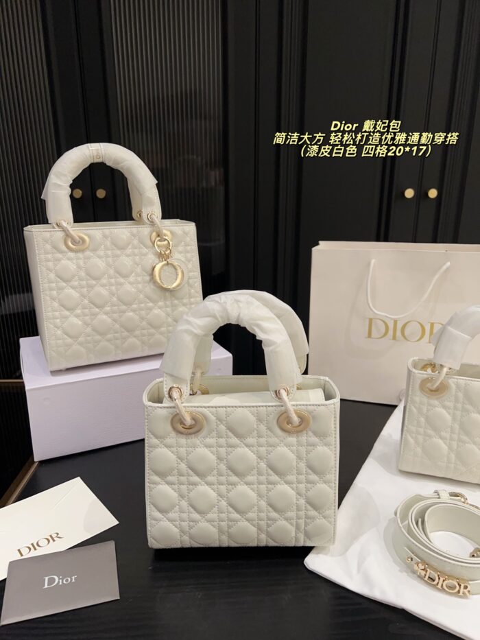 Dior Satin-Lined Lady Dior Bag Simple And Elegant, Perfect For Chic Commuting - Image 2