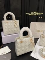 Dior Satin-Lined Lady Dior Bag Simple And Elegant, Perfect For Chic Commuting - Image 3