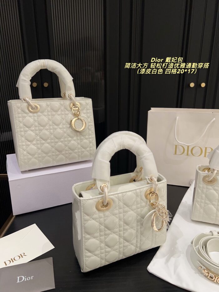 Dior Satin-Lined Lady Dior Bag Simple And Elegant, Perfect For Chic Commuting - Image 3