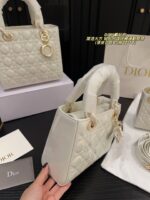 Dior Satin-Lined Lady Dior Bag Simple And Elegant, Perfect For Chic Commuting - Image 5