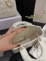 Dior Satin-Lined Lady Dior Bag Simple And Elegant, Perfect For Chic Commuting - Image 7