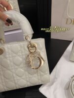 Dior Satin-Lined Lady Dior Bag Simple And Elegant, Perfect For Chic Commuting - Image 9