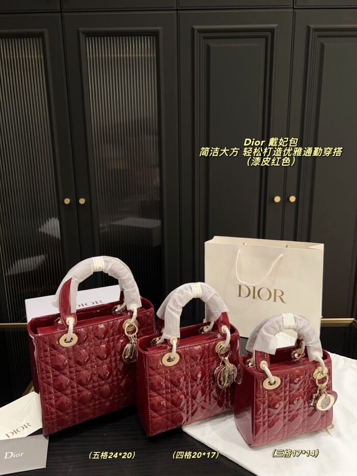 Dior Satin-Lined Lady Dior Bag Simple And Elegant, Perfect For Chic Commuting - Image 14