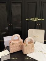 Dior Satin-Lined Lady Dior Bag Simple And Elegant, Perfect For Chic Commuting - Image 15